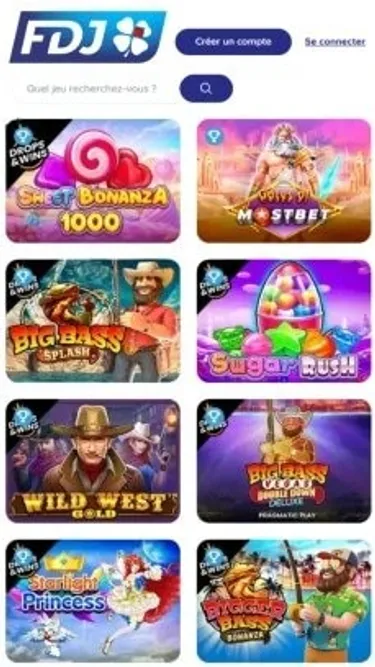 FDJ Casino Screenshot